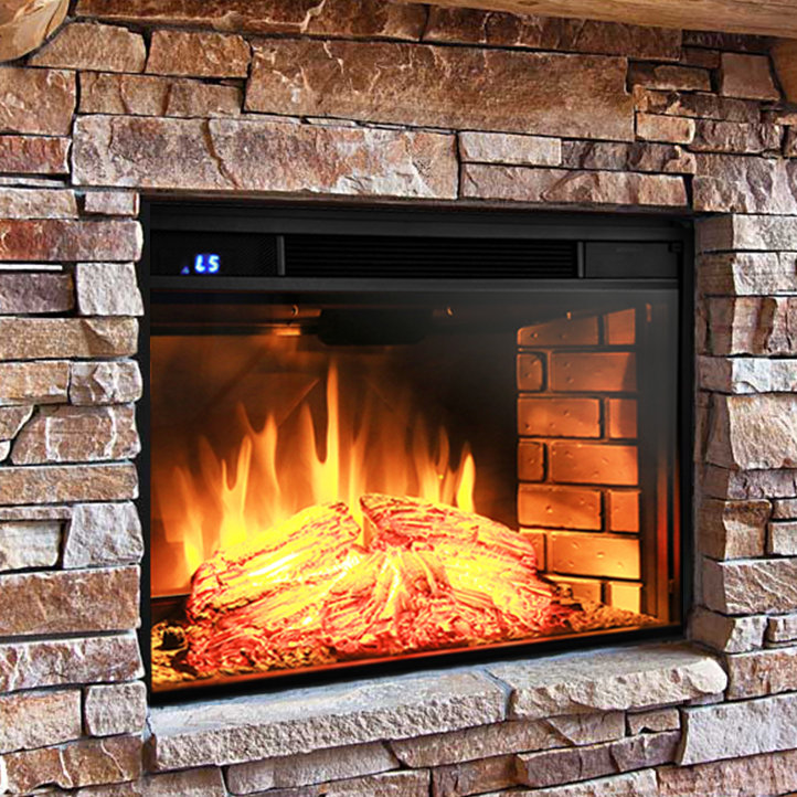 AKDY Wall Mount Electric Fireplace Insert & Reviews Wayfair